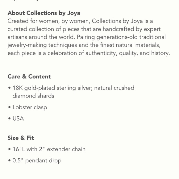 NWT anthro gold plated sterling silver monogram necklace - Picture 4 of 5